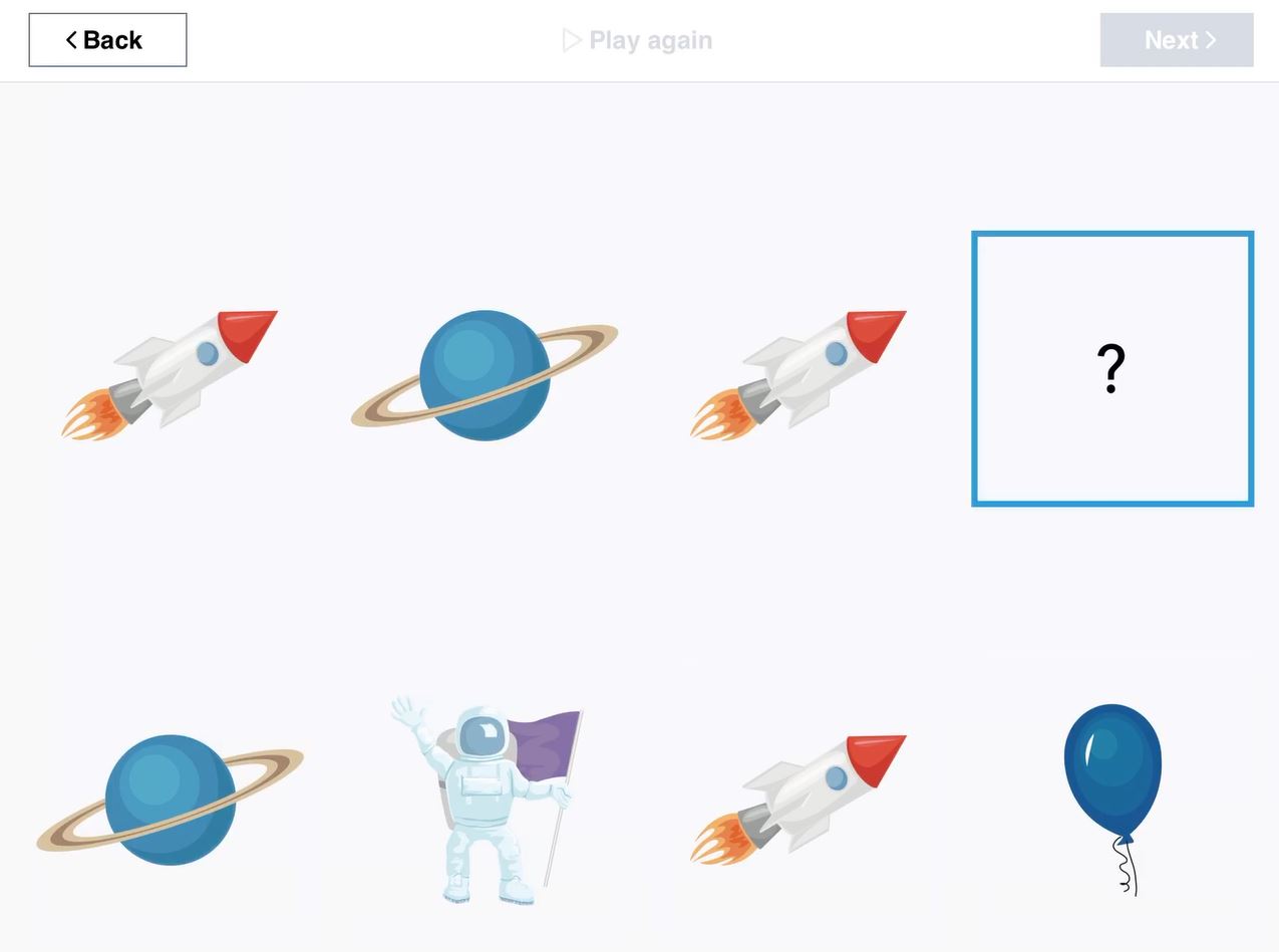 Visual Reasoning Test - Practice Item